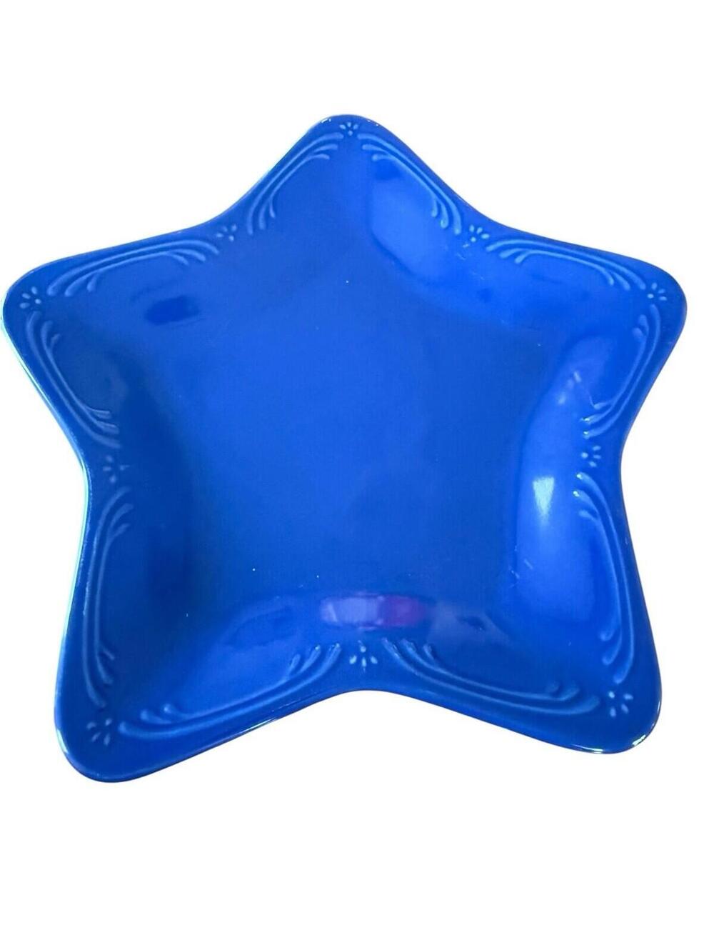 Pfaltzgraff Blue Star Shaped Plate
